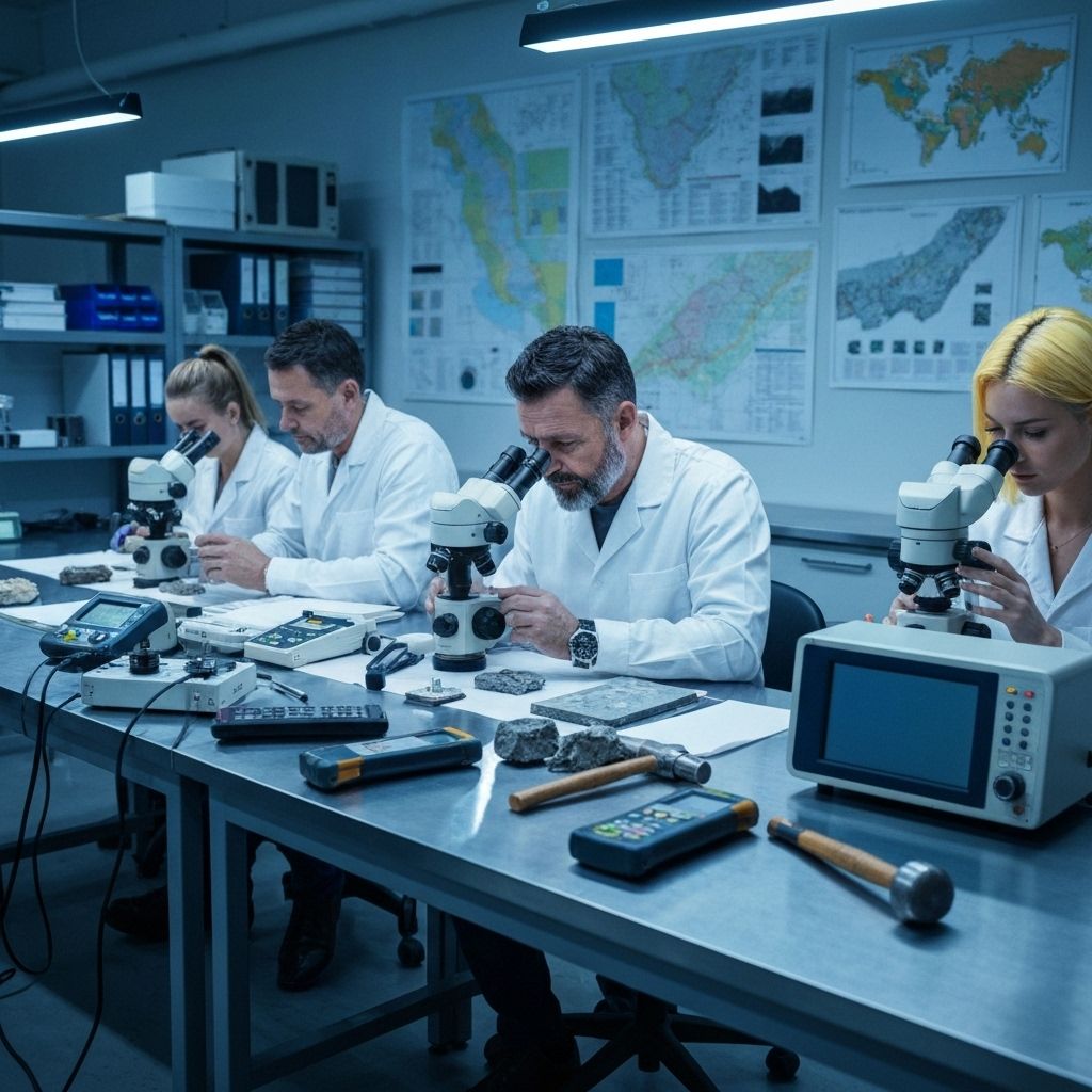 Professional mining team